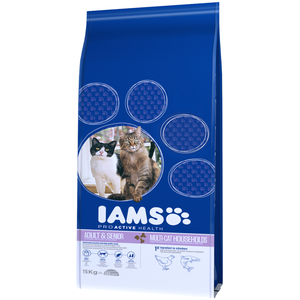 IAMS Croquettes Multicat - 15kg - Pour chat adulte et senior pas cher