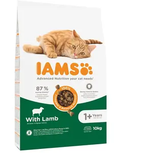 Comparateur de prix : 10kg Adult agneau/poulet Pro Active Health IAMS - Croquettes pour Chat