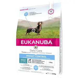 Comparateur de prix : Eukanuba Daily Care Weight Control Small & Medium Breed