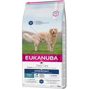 12kg Eukanuba Daily Care Overweight Adult - Croquettes pour chien pas cher