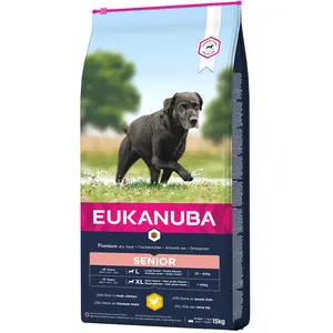 15kg Caring Senior Large Breed Poulet Eukanuba - Croquettes Pour Chien