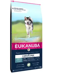 12kg Adult Large Breed agneau Grain Free Eukanuba Croquettes pour chienVendu paramazon