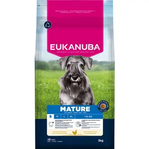 Comparateur de prix : Eukanuba Premium Nutrition Mature Small Breed au poulet - 3 kg