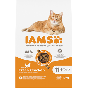 IAMS Advanced Nutrition Senior 11+ poulet - 10 kg pas cher
