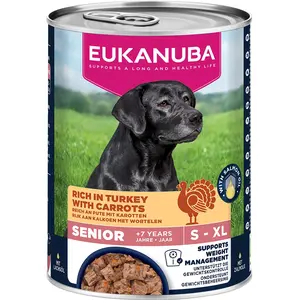 Eukanuba Senior riche en dinde et carottes - 400 g pas cher