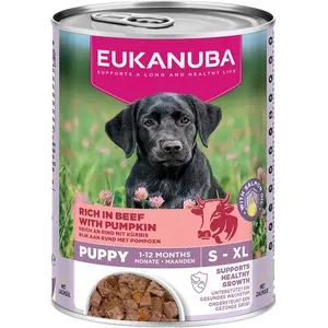 Eukanuba Puppy Riche en Boeuf et Citrouille - 400 g pas cher