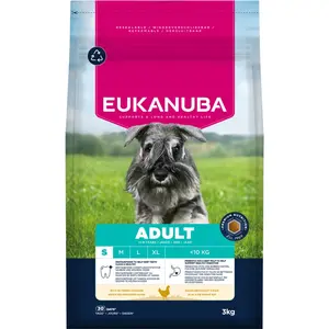 Comparateur de prix : 2x3kg Eukanuba Premium Nutrition Adult Small Breed poulet sec