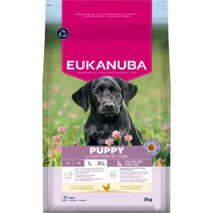 3kg Eukanuba Premium Nutrition Puppy Large & Giant Breed nourriture sè... pas cher