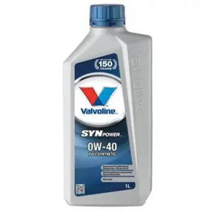 Huile moteur VALVOLINE Synpower 0W40, 1L pas cher