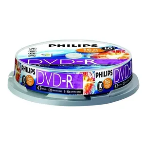 Philips DM4S6B10F - 10 x DVD-R - 4.7 Go (120 minutes) 16x - spindleVendu parfnac