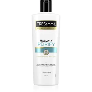 Comparateur de prix : TRESemmé Purify & Hydrate après-shampoing pour cheveux gras 400 ml