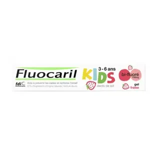 Comparateur de prix : Fluocaril Kids 0-6 ans Dentifrice Gel Fraise 50ml