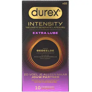 Durex - Intensity Préservatifs Extra Lube - 10 Pièces pas cher