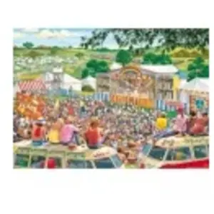 Jumbo Puzzle 1000 pièces : Festival de musique d'été pas cher