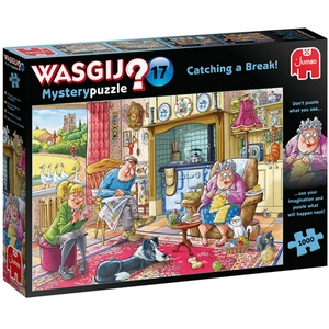 Puzzle 1000 pièces Diset Wasgij Mystery 17 Catching a Break TU