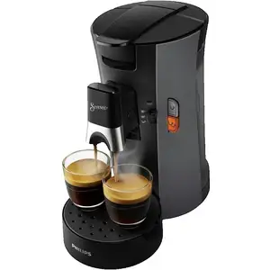 Comparateur de prix : Philips Senseo Select CSA230 - Machine à café - 1 bar - ardoise foncée/noir profond