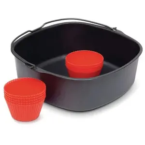 Spatule Silicone Mastrad - Pince De Cuisine - Multi-usages - Pince De Service - S'ouvre Et Se Ferme D'une Seule Main - Manche En Acier Inoxydable - Embouts En Silicone - Ne