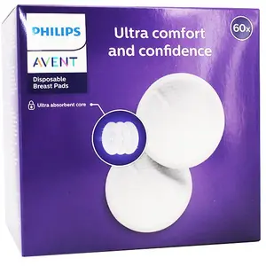 Comparateur de prix : PHILIPS AVENT SCF254/61 - 60 Coussinets Jetables Jour & Nuit