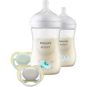 Comparateur de prix : Avent Coffret Natural Response 2 Biberons Décors