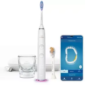 Comparateur de prix : Brosse à dents électrique Philips DiamondClean 9000 HX9917/88 Blanc