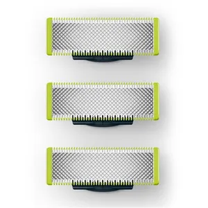 Comparateur de prix : Pack de 3 lames de remplacement Philips OneBlade QP230/50 Vert et Gris