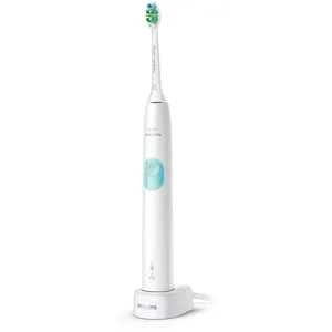 Philips - Brosse à dents électrique blanc/menthe. HX6807-63 - blanc pas cher