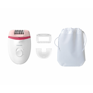 Comparateur de prix : Philips Satinelle Essential Épilateur Rose Blanc 15 V Ergonomique