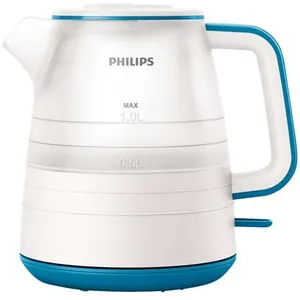 Bouilloire Daily 2200w 0,8l Blanc Bleu Philips - Hd9344.10 pas cher