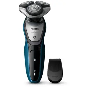 Rasoir électrique Philips AquaTouch S5420/08 Noir et Bleu pas cher