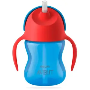 Comparateur de prix : PHILIPS AVENT SCF796/01 Tasse à paille - 200ml - 9 mois+ - Bleu/Rouge