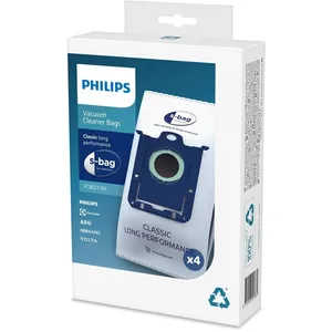 Comparateur de prix : Philips lot de 4 sacs jetables classiques longues performances - fc8021/03