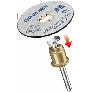 Comparateur de prix : Disques à tronçonner (lot de 2) + adaptateur EZ Speedclic Dremel