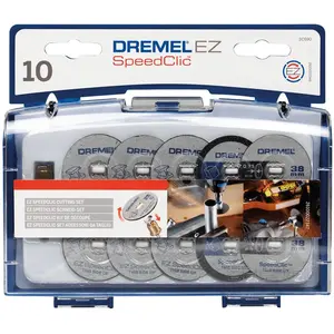 Comparateur de prix : Bosch Jeu d'accessoires de coupe Dremel SC690 EZ SpeedClic 3,2mm, 10 pièces