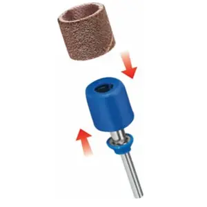 Comparateur de prix : Mandrin et 2 bandes de ponçage Dremel Ez Speedclic 2615 S407 Ja