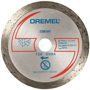 DREMEL Disque Diamant S540 pour Scie Compacte Dremel DSM20