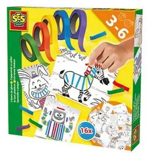 SES CREATIVE J'apprends à coller pas cher