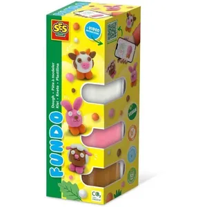 Comparateur de prix : SES CREATIVE Pâte à modeler FunDo - Animaux de la ferme (3x90gr-1x40gr)
