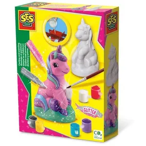 Comparateur de prix : SES CREATIVE Moulage et Peinture - Licorne - Facile à remplir avec du plâtre et de l'eau