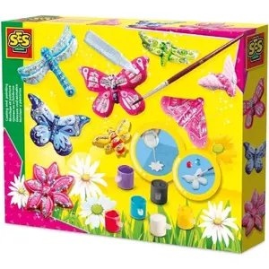 Comparateur de prix : SES Creative moulage en plâtre et peinture Papillons junior 4-pièces