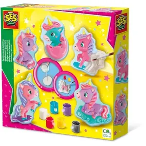 Comparateur de prix : SES Creative Moulage et Peinture - Bébés Licornes, Jaune, für Kinder AB 5 Jahren