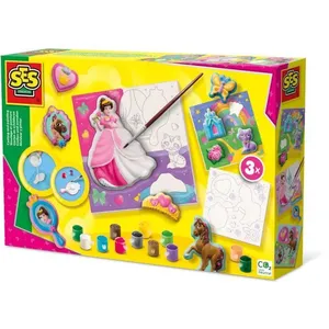 Comparateur de prix : SES Creative® Moulage et peinture - Princesses sur toiles 3x