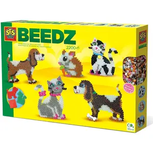 Comparateur de prix : SES Creative set de perles à repasser BeedzAnimaux domestiques junior 2200 pièces