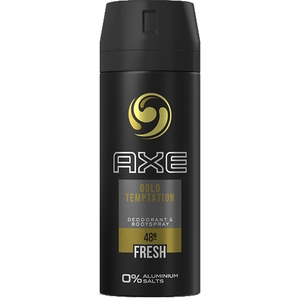 Axe Gold Temptation Lot de 3 déodorants en spray pour homme Protection 48h contre les odeurs corporelles sans sels d'aluminium Parfum agréable 3 x 150 mlVendu parkaufland