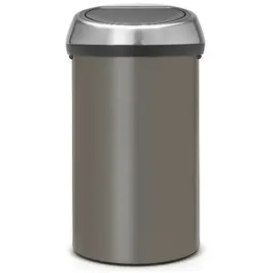 BRABANTIA Poubelle Touch Bin - 60L - Platinum pas cher