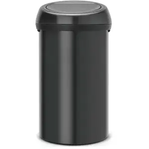 Comparateur de prix : Brabantia Poubelle à couvercle basculant Brabantia Touch Bin 60 L noir