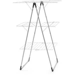 Comparateur de prix : BRABANTIA Séchoir T23m   Gris métallique