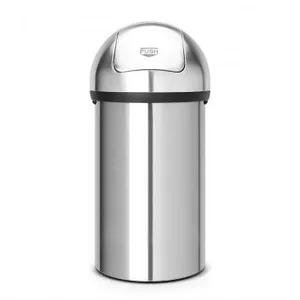 BRABANTIA Poubelle Push bin 60L Acier mat pas cher