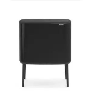 Comparateur de prix : BRABANTIA Poubelle Bo Touch Bin - 36 L - Noir mat
