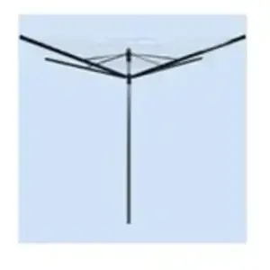 Brabantia Séchoir parapluie rotatif 60m avec ancre métal diamètre 45mm lift-o-matic pas cher
