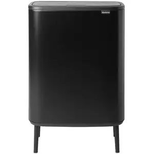 Comparateur de prix : BRABANTIA Poubelle Bo Touch Bin Hi 2 Seaux 2 x 30 L Noir